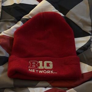 Red Big Ten Network Beanie